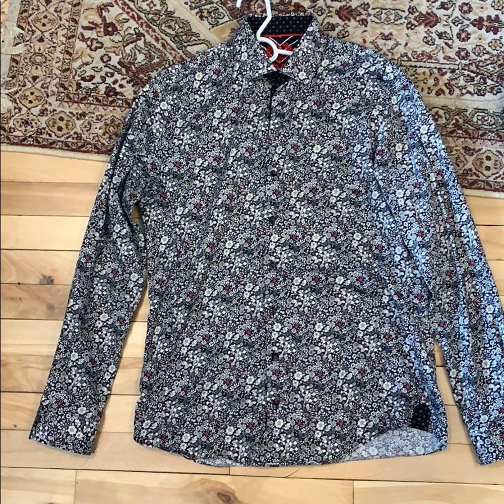 Flower dress shirt